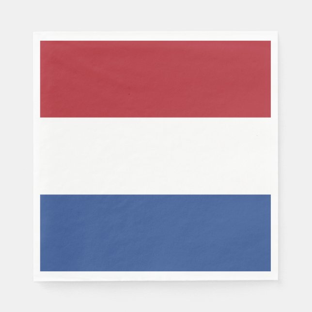 Servilleta De Papel Bandera de los Países Bajos (Anverso)