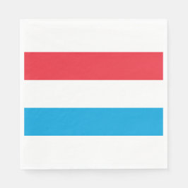 Servilleta De Papel Bandera de Luxemburgo