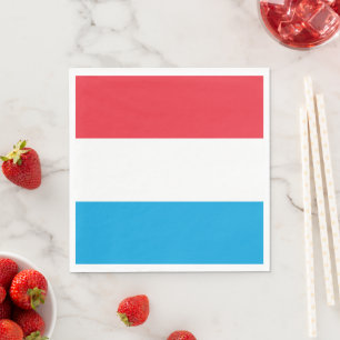 Servilleta De Papel Bandera de Luxemburgo