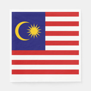 Servilleta De Papel Bandera de Malasia