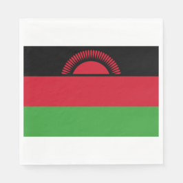 Servilleta De Papel Bandera de Malaui