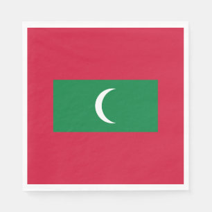 Servilleta De Papel Bandera de Maldivas