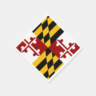 Servilleta De Papel Bandera de Maryland
