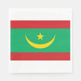 Servilleta De Papel Bandera de Mauritania