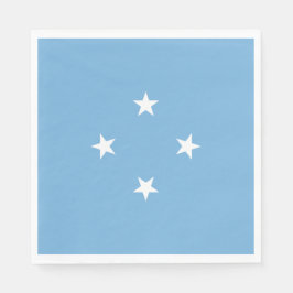 Servilleta De Papel Bandera de Micronesia (Estados Federados de Micron