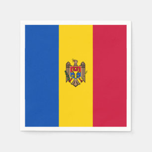 Servilleta De Papel Bandera de Moldavia