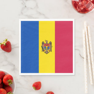 Servilleta De Papel Bandera de Moldavia