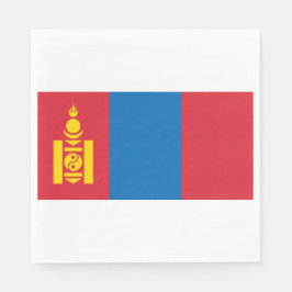 Servilleta De Papel Bandera de Mongolia
