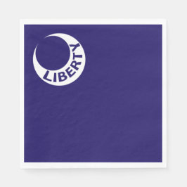 Servilleta De Papel Bandera de Moultrie (Libertad) (Historia Americana
