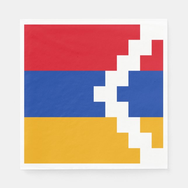 Servilleta De Papel Bandera de Nagorno Karabakh (Anverso)