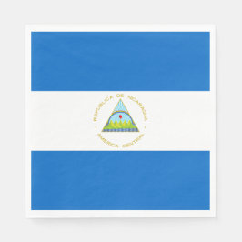Servilleta De Papel Bandera de Nicaragua