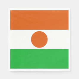 Servilleta De Papel Bandera de Níger (país africano)