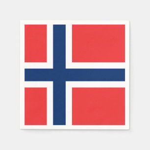 Servilleta De Papel Bandera de Noruega
