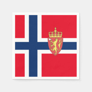 Servilleta De Papel Bandera de Noruega