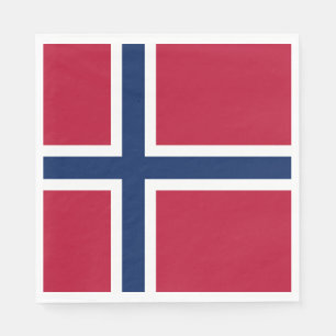 Servilleta De Papel Bandera de Noruega