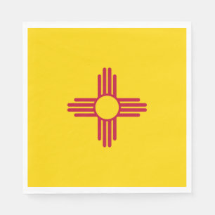 Servilleta De Papel Bandera de Nuevo México (Estado de los Estados Uni