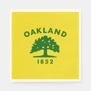 Servilleta De Papel Bandera de Oakland (California)