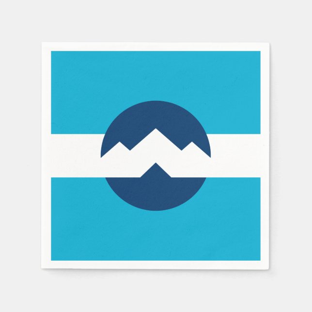 Servilleta De Papel Bandera de Ogden, Utah (Anverso)