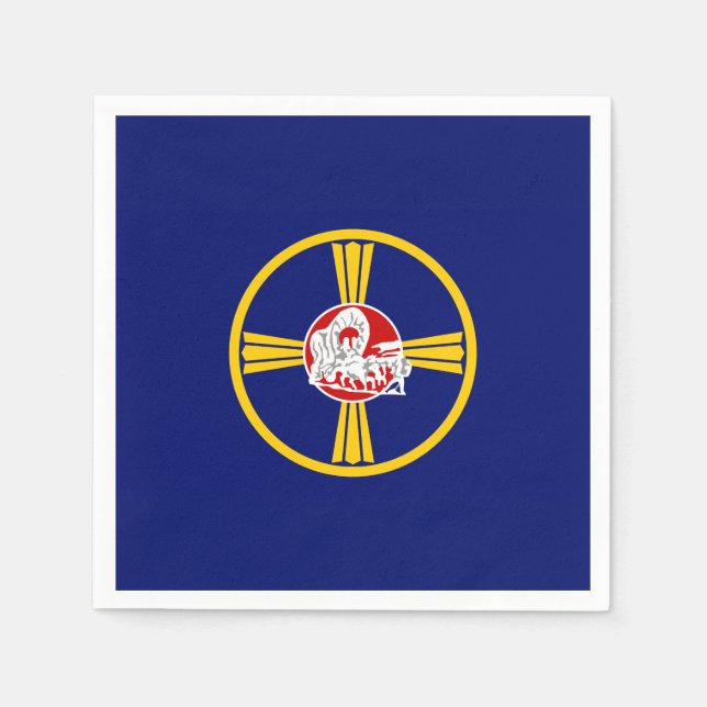 Servilleta De Papel Bandera de Omaha (Nebraska) (Anverso)