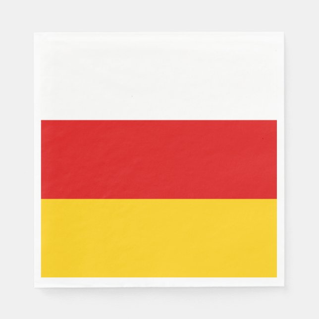 Servilleta De Papel Bandera de Osetia del Sur (Anverso)