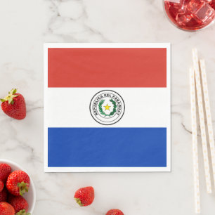 Servilleta De Papel Bandera de Paraguay