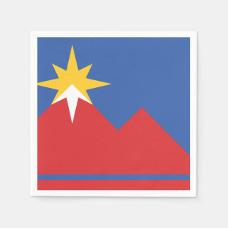 Servilleta De Papel Bandera de Pocatello, Idaho