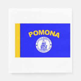 Servilleta De Papel Bandera de Pomona (California)