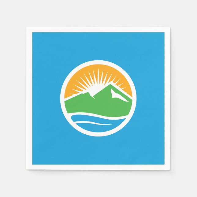 Servilleta De Papel Bandera de Provo, Utah (Anverso)