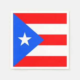 Servilleta De Papel Bandera de Puerto Rico