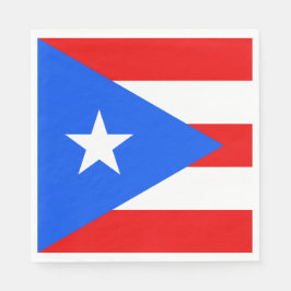 Servilleta De Papel Bandera de Puerto Rico