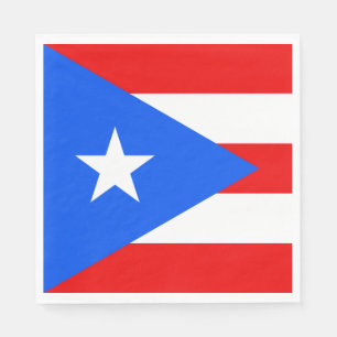 Servilleta De Papel Bandera de Puerto Rico