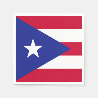 Servilleta De Papel Bandera de Puerto Rico