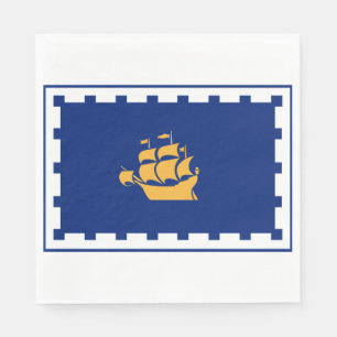Servilleta De Papel Bandera de Quebec (Quebec, Canadá)