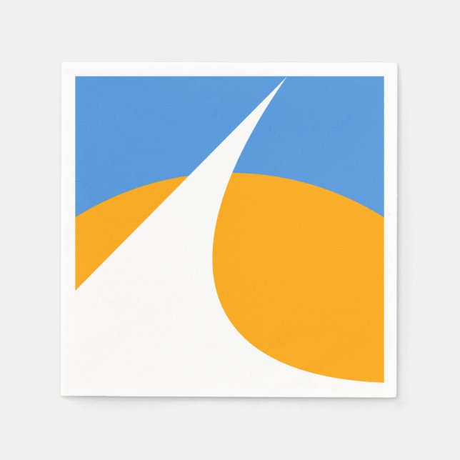 Servilleta De Papel Bandera de Redding, California (Anverso)