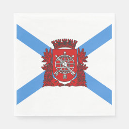 Servilleta De Papel Bandera de Río de Janeiro (Brasil)