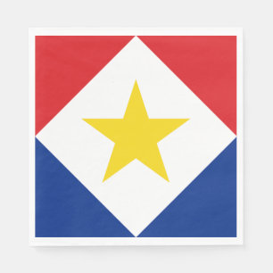 Servilleta De Papel Bandera de Saba