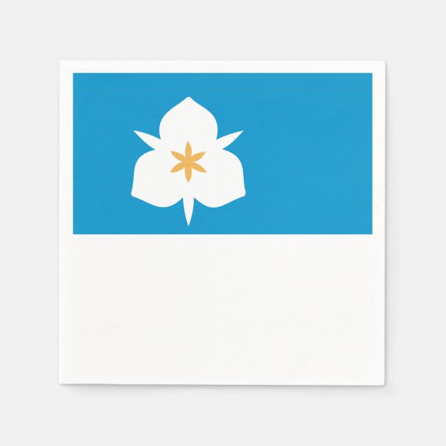 Servilleta De Papel Bandera de Salt Lake City, Utah (Anverso)
