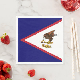 Servilleta De Papel Bandera de Samoa Americana