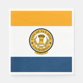Servilleta De Papel Bandera de San José (California)
