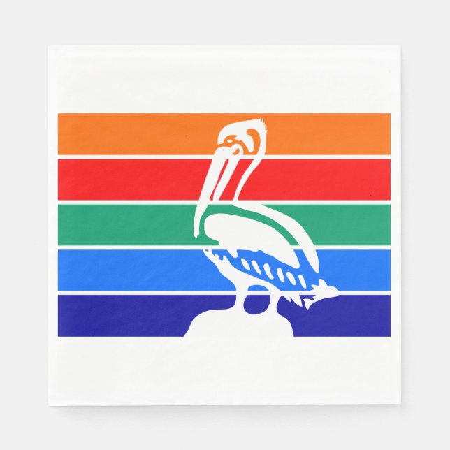 Servilleta De Papel Bandera de San Petersburgo (Florida) (Anverso)