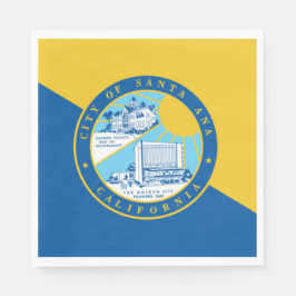 Servilleta De Papel Bandera de Santa Ana (California)