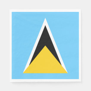 Servilleta De Papel Bandera de Santa Lucía