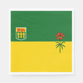 Servilleta De Papel Bandera de Saskatchewan