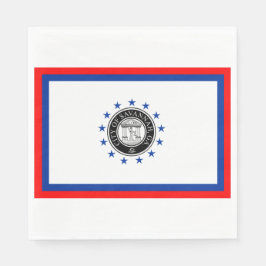 Servilleta De Papel Bandera de Savannah (Georgia)