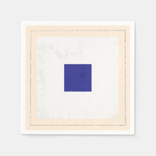 Servilleta De Papel Bandera de señal náutica de la letra "S"