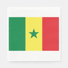 Servilleta De Papel Bandera de Senegal
