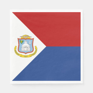 Servilleta De Papel Bandera de Sint Maarten