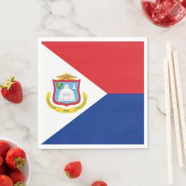 Servilleta De Papel Bandera de Sint Maarten