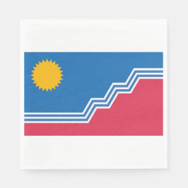 Servilleta De Papel Bandera de Sioux Falls (Dakota del Sur)