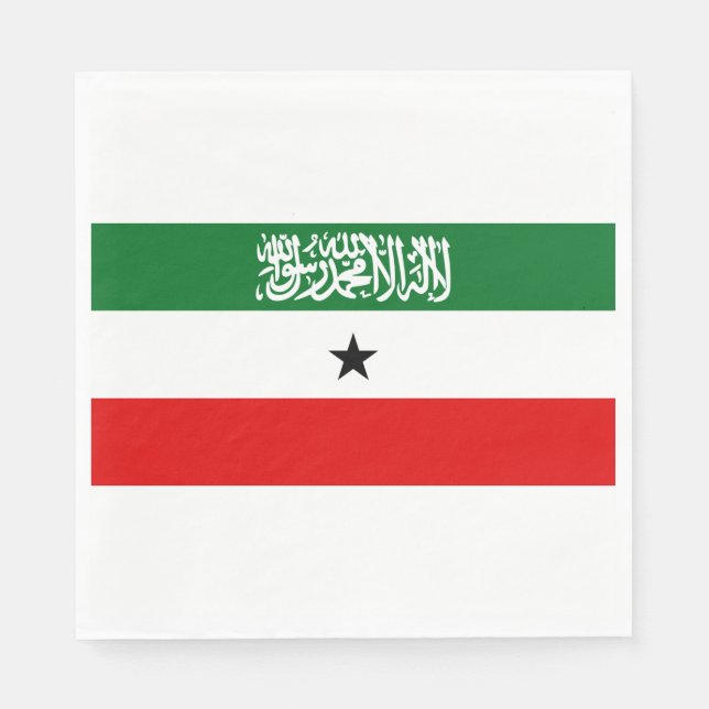 Servilleta De Papel Bandera de Somaliland (Anverso)